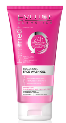 EVELINE HYALURONIC FACE WASH GEL 150ML