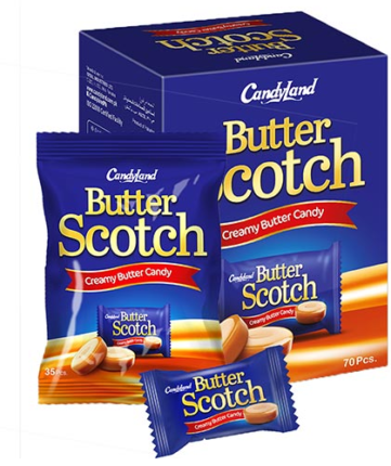 BUTTER SCOTCH CANDY BOX 50PCS