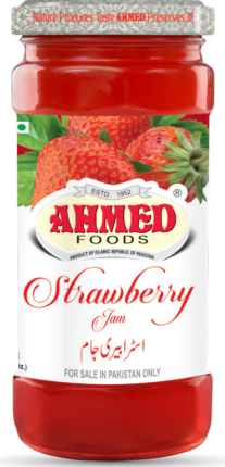 AHMED FOOD STAWRBERRY JAM 435GM