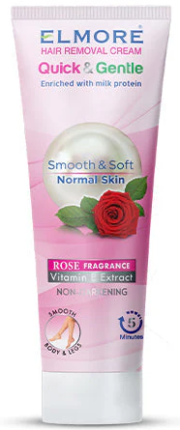 ELMORE HAIR REMOVAL CREAM ROSE FRAGRANCE 50GM