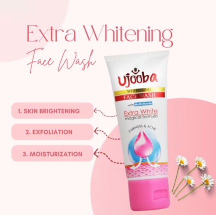 UJOOBA EXTRA WHITE FACE WASH 60ML