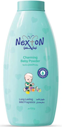 NEXTON BABY POWDER CHARMING 100GM .