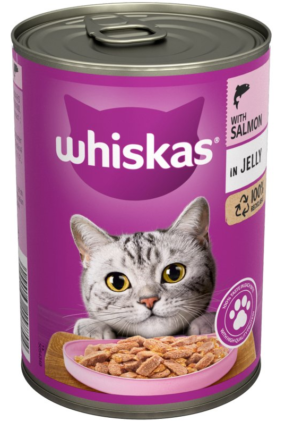 WHISKAS TIN SALMON 400G